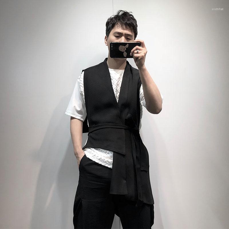 Men' Vests Men' Sleeveless Vest Fashion Trend Spring And Summer Street Large Size Irregular Loose Casual, Black
Men' Vests Men' Sleeveless Vest Fashion Trend Spring And Summer Street Large Size Irregular Loose Casual, Black