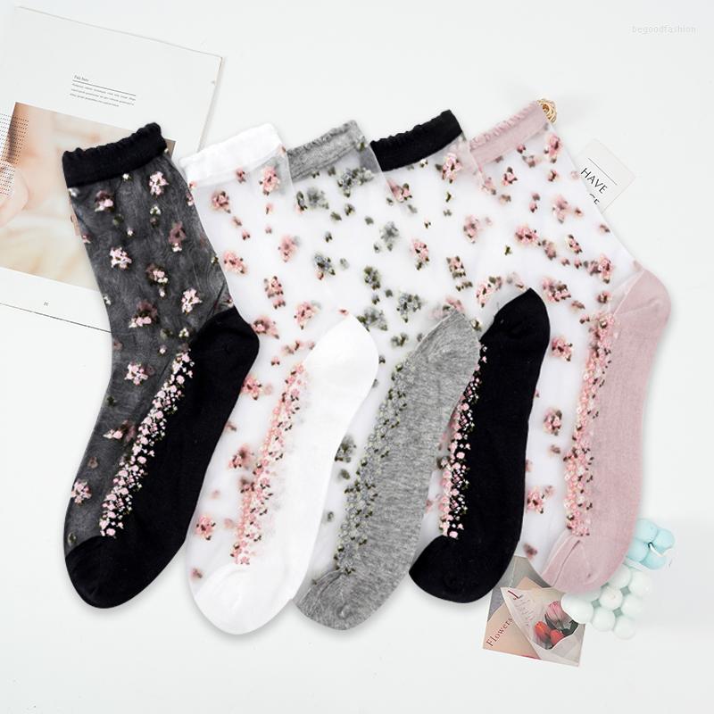 Women Socks 1 Pair Breathable Ultra Thin Summer Transparent Lace Silk Crystal Rose Flower Girls Female Elastic Short, Type 5
Women Socks 1 Pair Breathable Ultra Thin Summer Transparent Lace Silk Crystal Rose Flower Girls Female Elastic Short, Type 5
