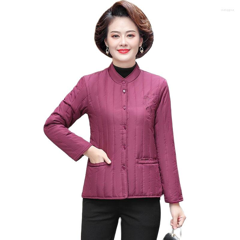 Women's Trench Coats Middle-aged And Elderly Women's Cotton Coat Winter Jackets Short Printing Thin Light Down Warm Jacket Parkas, 9801 purple
Women's Trench Coats Middle-aged And Elderly Women's Cotton Coat Winter Jackets Short Printing Thin Light Down Warm Jacket Parkas, 9801 purple