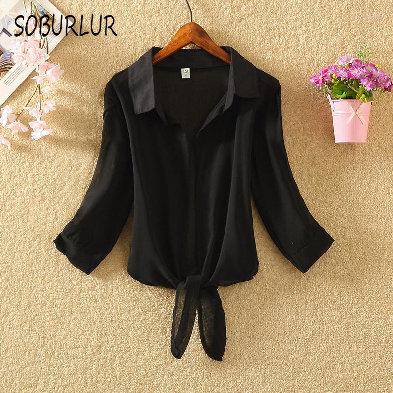 Women' Blouses SOBURLUR 2022 Summer Women' Half Sleeve White Shirts Black Blousasas Sexy Club Crop Tops Woman Clothing Lgirls Lady
Women' Blouses SOBURLUR 2022 Summer Women' Half Sleeve White Shirts Black Blousasas Sexy Club Crop Tops Woman Clothing Lgirls Lady