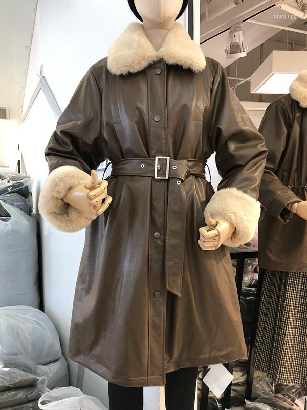 Women' Leather 2022 Women' Warm Thickening Faux Fur Collar Liner Padded Medium Long Sashes PU Coat Casacos Abrigos SML, Auburn
Women' Leather 2022 Women' Warm Thickening Faux Fur Collar Liner Padded Medium Long Sashes PU Coat Casacos Abrigos SML, Auburn
