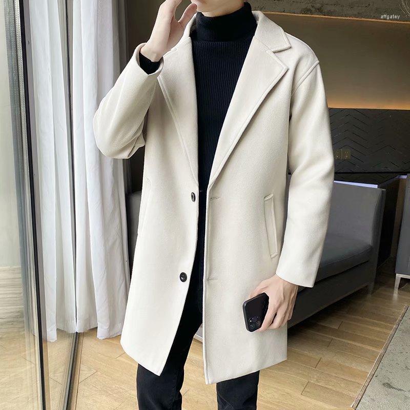 Men's Trench Coats 2023 Winter White Elegant Long Mens Khaki Korean Fashion Slim Woolen Overcoat Man Beige Jackets Fall Black
Men's Trench Coats 2023 Winter White Elegant Long Mens Khaki Korean Fashion Slim Woolen Overcoat Man Beige Jackets Fall Black