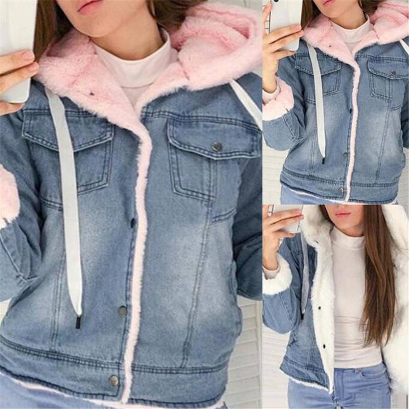 QNPQYX New Winter Denim Jacket Women Loose Plus Velvet Keep Warm Lamb Wool Hooded Coat Fashion Casual Large Size Cotton Clothing, White
QNPQYX New Winter Denim Jacket Women Loose Plus Velvet Keep Warm Lamb Wool Hooded Coat Fashion Casual Large Size Cotton Clothing, White