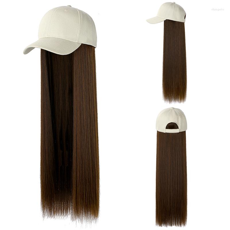 Ball Caps Hair Wig Hat One Body Baseball Cap 60cm Long Straight Fashion, B-light brown hair
Ball Caps Hair Wig Hat One Body Baseball Cap 60cm Long Straight Fashion, B-light brown hair