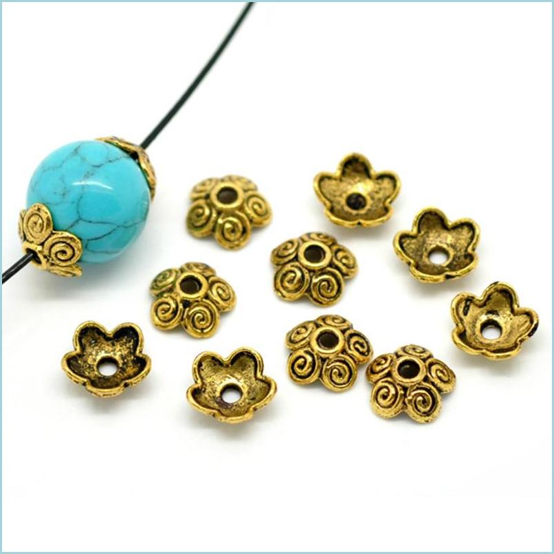 Other 100Pcs Ancient Gold Tone Flower Bead Caps Bracelet Necklace Diy Jewelry Findings Fit Beads Accessories 10X4Mm Drop Delivery 20 Dhumq
Other 100Pcs Ancient Gold Tone Flower Bead Caps Bracelet Necklace Diy Jewelry Findings Fit Beads Accessories 10X4Mm Drop Delivery 20 Dhumq