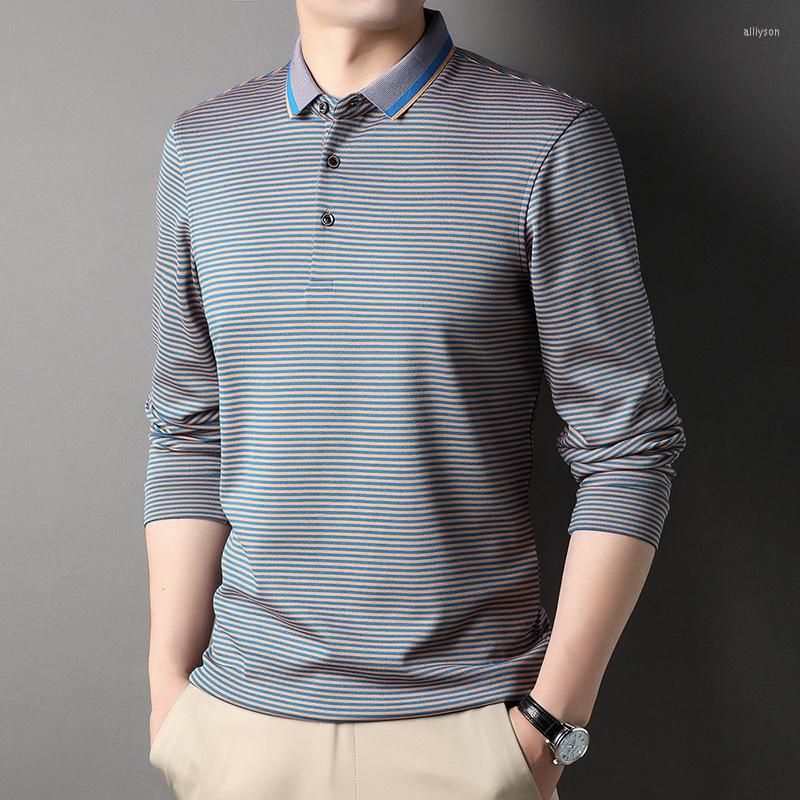 Men's Polos High Quality Striped Color Contrast Long Sleeve T-shirt Men's Spring And Autumn Polo Shirt Breathable Loose Versatile Top, Blue
Men's Polos High Quality Striped Color Contrast Long Sleeve T-shirt Men's Spring And Autumn Polo Shirt Breathable Loose Versatile Top, Blue