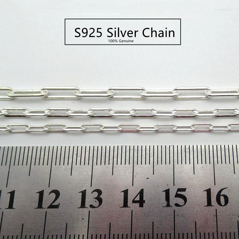 Chains Genuine 925 Sterling Silver Necklace Long Square O Link 10/50/100cm For Jewelry Making DIY Findings Accessories
Chains Genuine 925 Sterling Silver Necklace Long Square O Link 10/50/100cm For Jewelry Making DIY Findings Accessories