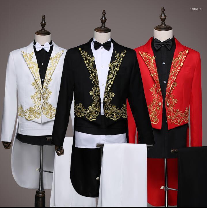 Men' Suits Black Embroidery Clothes Men Tuxedo Designs Homme Terno Stage Costumes For Singers Jacket Blazer Dance Star Style
Men' Suits Black Embroidery Clothes Men Tuxedo Designs Homme Terno Stage Costumes For Singers Jacket Blazer Dance Star Style