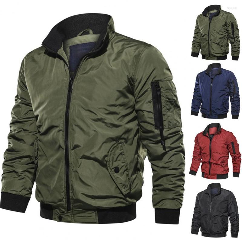 Men's Jackets Men Jacket Stand Collar Long Sleeves Coat Slant Pockets Ribbed Cuffs Casual Autumn Thickened Elastic Hem, Black
Men's Jackets Men Jacket Stand Collar Long Sleeves Coat Slant Pockets Ribbed Cuffs Casual Autumn Thickened Elastic Hem, Black