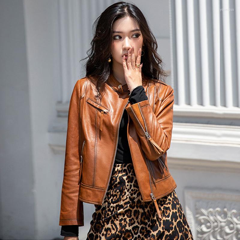 Women's Leather Women Genuine Bomber Jacket Luxury 2022 Lady Moto Jackets Motorcycle Real Sheepskin Coats AEL4066, Black
Women's Leather Women Genuine Bomber Jacket Luxury 2022 Lady Moto Jackets Motorcycle Real Sheepskin Coats AEL4066, Black