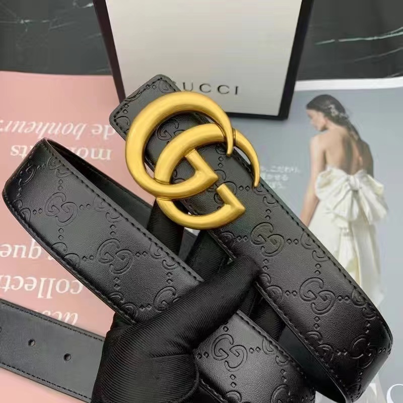 

Mens Designer Belt for Men Luxury Fashion business Belts Womens ceinture Black Metal Buckle Waistband cintura gucci guccie gg G0012B14, With box