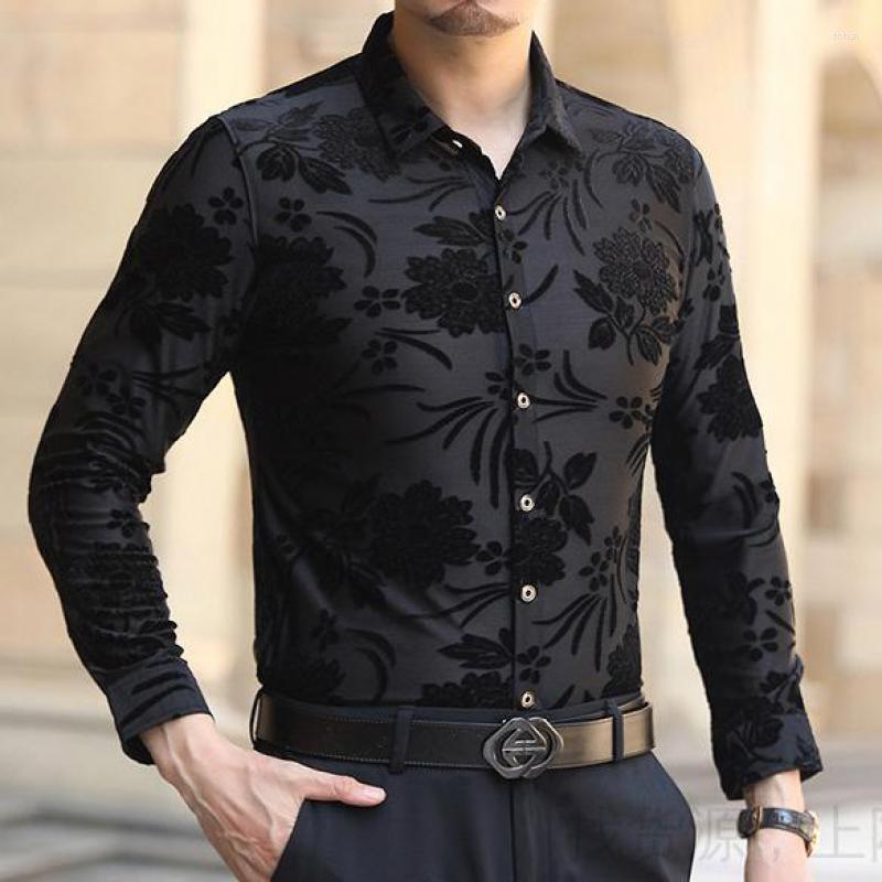 Men's Casual Shirts Claret Velvet For Mens Velour Black Luxury Hollow Stretch Clothes Burgundy Gentleman Husband Club Party Wear Dance, Black 2020
Men's Casual Shirts Claret Velvet For Mens Velour Black Luxury Hollow Stretch Clothes Burgundy Gentleman Husband Club Party Wear Dance, Black 2020