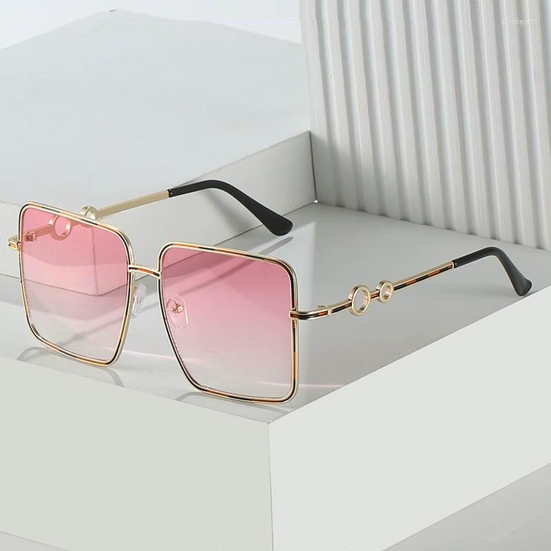 Sunglasses Fashion Brand Designer Square Women Trend Metal Brown Round Frame Sun Glasses Men Vintage Shield Shades Female UV400
Sunglasses Fashion Brand Designer Square Women Trend Metal Brown Round Frame Sun Glasses Men Vintage Shield Shades Female UV400