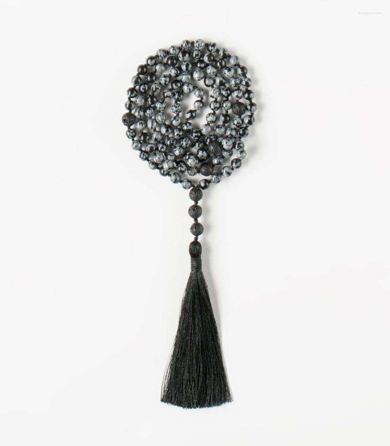 Pendant Necklaces 108 Mala Beads Tibetan Jewelry Snowflake Bead Necklace Lava Stone Yoga Meditation Prayer
Pendant Necklaces 108 Mala Beads Tibetan Jewelry Snowflake Bead Necklace Lava Stone Yoga Meditation Prayer
