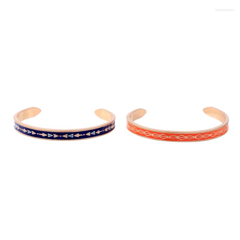 Bangle Bulk Price 2022 2pcs/set Orange Blue Enamel Bangles For Women Gold Color Metal Vintage
Bangle Bulk Price 2022 2pcs/set Orange Blue Enamel Bangles For Women Gold Color Metal Vintage