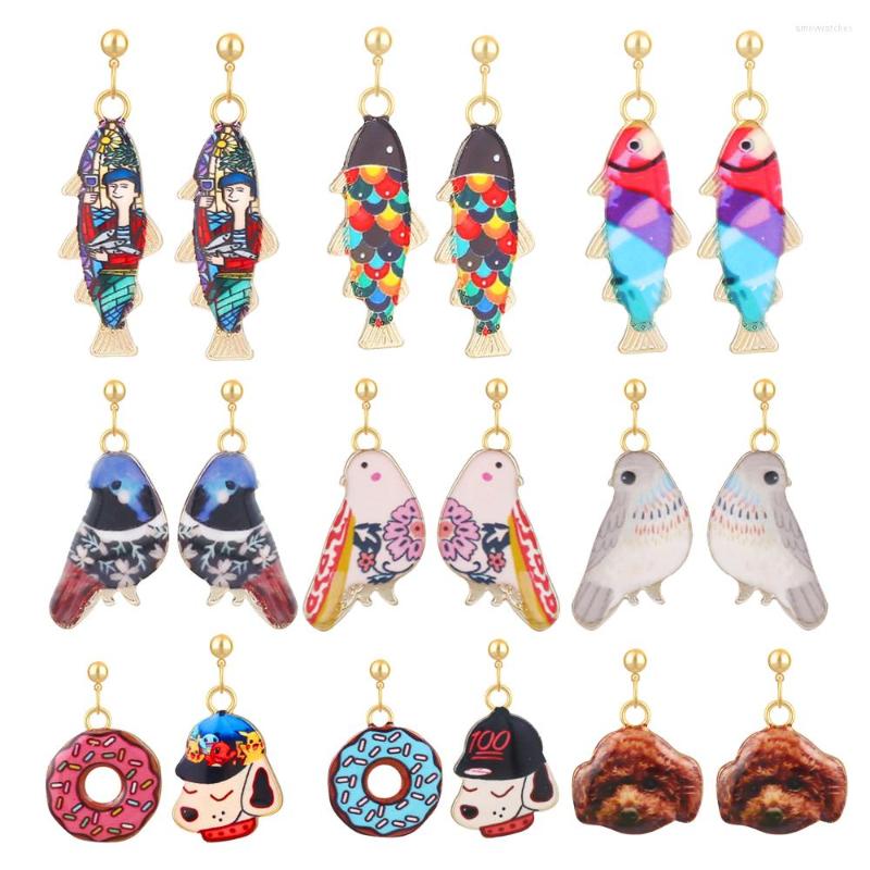 Dangle Earrings Small Animal Dog Bird Korean Drop Women Cute Enamel Peace Pigeon Fish Earring Female Fashion Jewelry Oorbellen
Dangle Earrings Small Animal Dog Bird Korean Drop Women Cute Enamel Peace Pigeon Fish Earring Female Fashion Jewelry Oorbellen