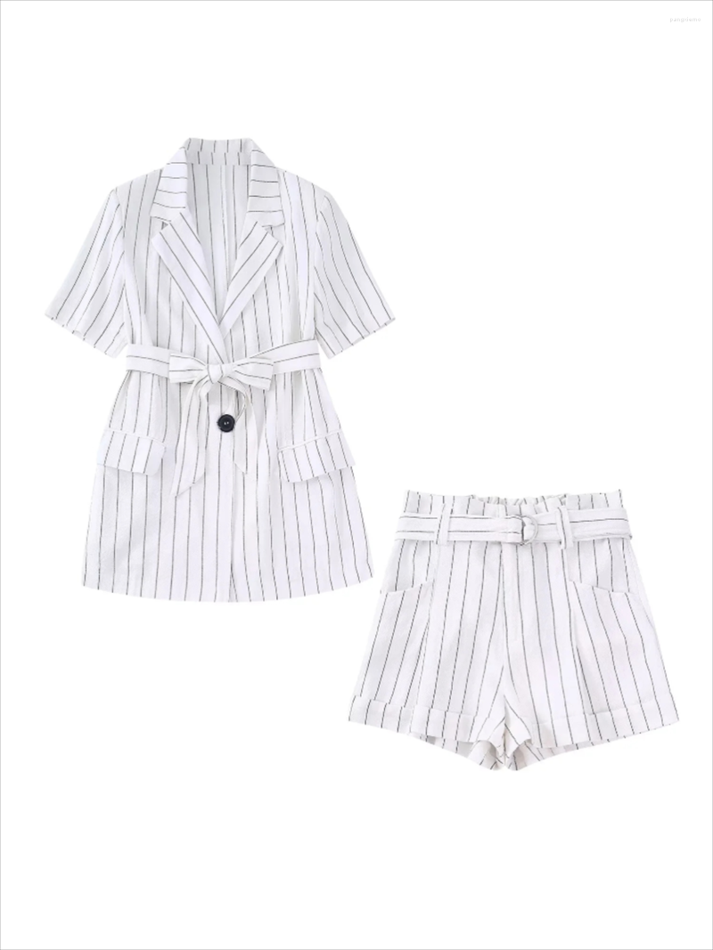 Women's Tracksuits 2022 Summer Women Fashion With Striped Sashes Long Loose Blazer Coat High Waist Pockets Shorts Casual Female Two Piece, Only short
Women's Tracksuits 2022 Summer Women Fashion With Striped Sashes Long Loose Blazer Coat High Waist Pockets Shorts Casual Female Two Piece, Only short