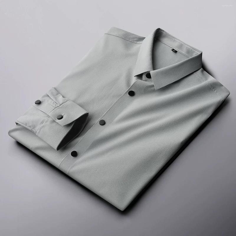 Men's Casual Shirts Seamless Elastic High Shirt Men's Quality Light Business No Iron Long Sleeve Spring And Autumn Slim Striped, Black
Men's Casual Shirts Seamless Elastic High Shirt Men's Quality Light Business No Iron Long Sleeve Spring And Autumn Slim Striped, Black