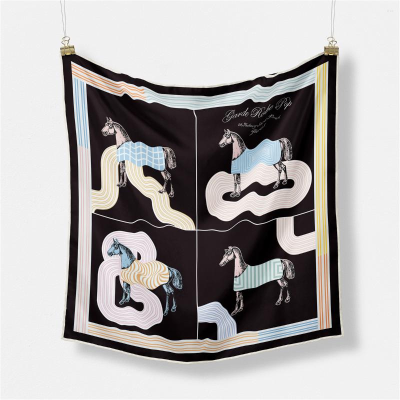 Scarves 53cm Design Horse's Cloak Silk Scarf 2022 Brand Square Woman Luxury Bandana Headband Hijab Foulard Neckerchief
Scarves 53cm Design Horse's Cloak Silk Scarf 2022 Brand Square Woman Luxury Bandana Headband Hijab Foulard Neckerchief