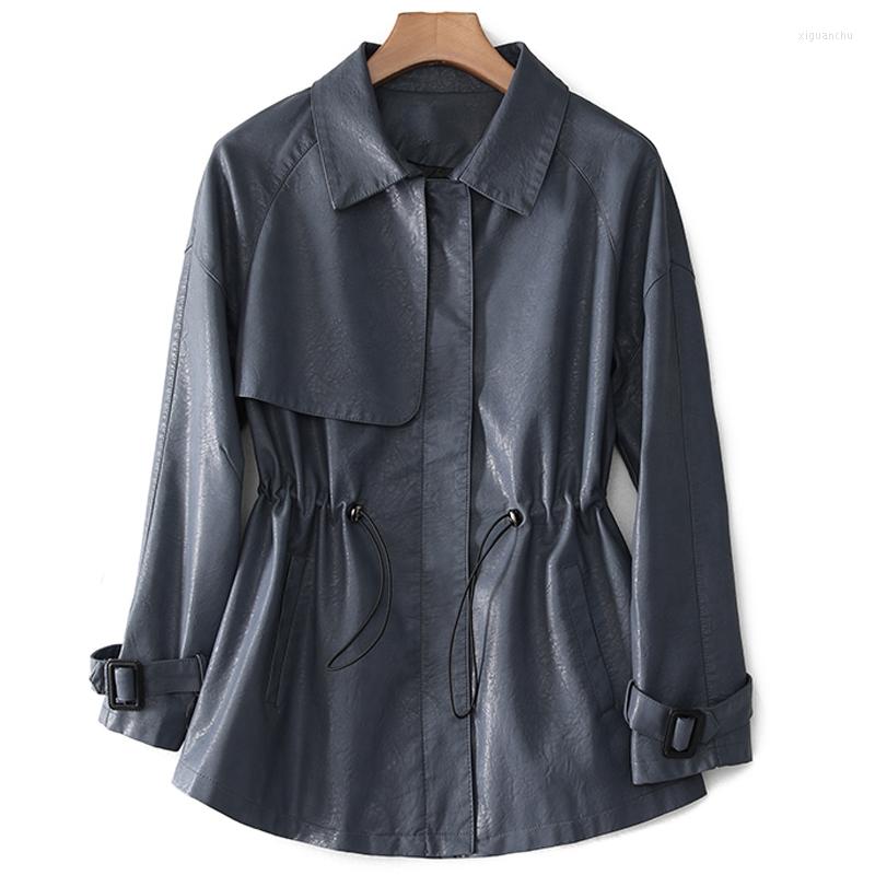 Women's Leather 2022 Autumn Blue Short Jacket Women Korean Fashion Drawstring Zipper Faux Coats Female Long Sleeve Outerwear, Black
Women's Leather 2022 Autumn Blue Short Jacket Women Korean Fashion Drawstring Zipper Faux Coats Female Long Sleeve Outerwear, Black