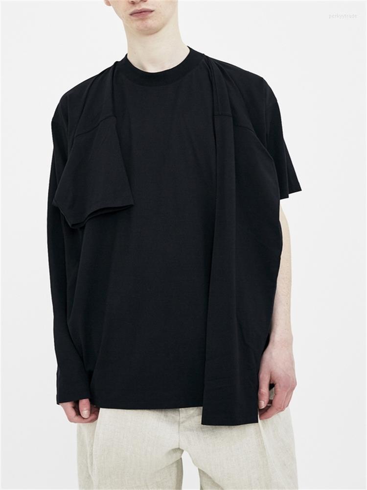 Men' T Shirts Men' Short-Sleeved T-Shirt Summer Dark Round Collar Cotton Knitting Leisure Design Youth Fashion Trend Versatile Wear, Black
Men' T Shirts Men' Short-Sleeved T-Shirt Summer Dark Round Collar Cotton Knitting Leisure Design Youth Fashion Trend Versatile Wear, Black