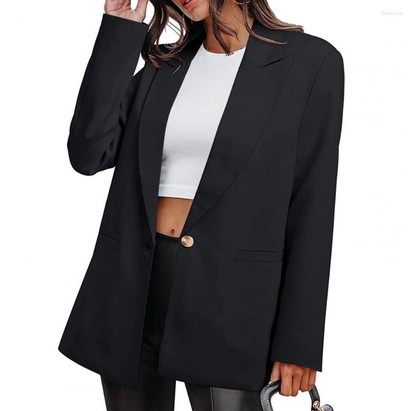 Women' Suits Lady Lapel Business Blazer Suit Coat Autumn Skin-touch Loose Fit, Black
Women' Suits Lady Lapel Business Blazer Suit Coat Autumn Skin-touch Loose Fit, Black
