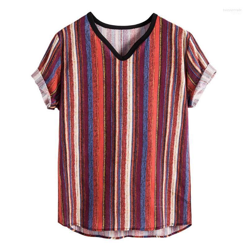 Men's T Shirts Men's T-Shirts Summer Men V Neck Hawaiian T-shirtst Short Sleeve Casual Striped Work Shirt Cotton Blouse Male Harajuku, Red
Men's T Shirts Men's T-Shirts Summer Men V Neck Hawaiian T-shirtst Short Sleeve Casual Striped Work Shirt Cotton Blouse Male Harajuku, Red