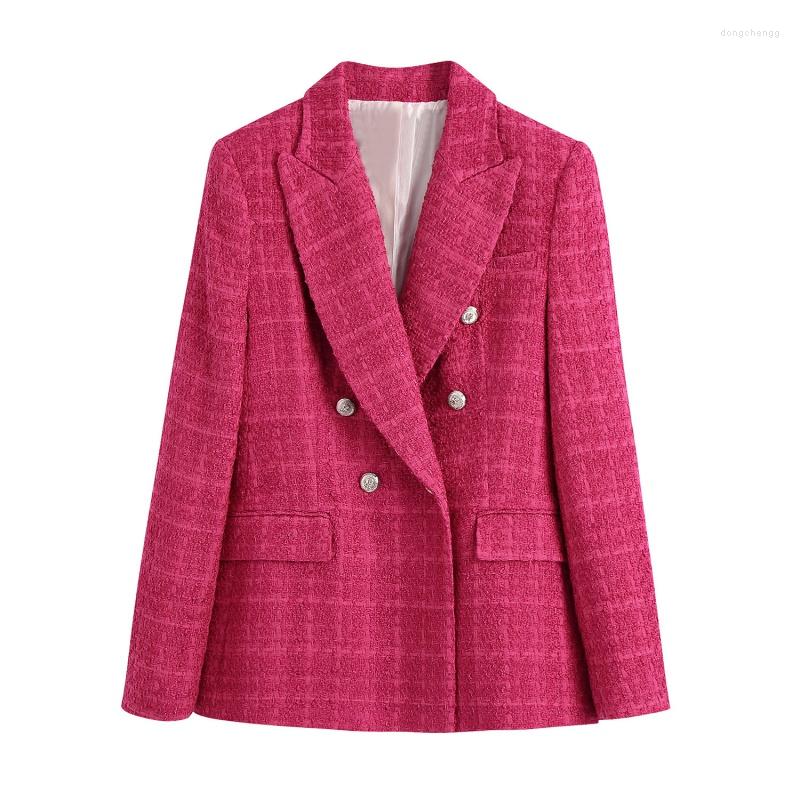 Women's Suits Women's Sets Blazers Office Elegant Ladies Workwear Outfit Female Pocket Jacket Green Coat Texture Double Slim Fit Blazer, Rose red
Women's Suits Women's Sets Blazers Office Elegant Ladies Workwear Outfit Female Pocket Jacket Green Coat Texture Double Slim Fit Blazer, Rose red