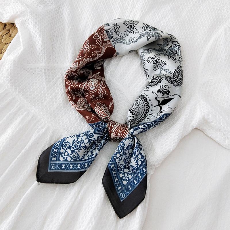 Scarves MoriBty 70cm Luxury Women Silk Scarf Square Bandanas Paisley Print Handkerchief Foulard Femme Hair Ribbon Headscarf Bag Ties
Scarves MoriBty 70cm Luxury Women Silk Scarf Square Bandanas Paisley Print Handkerchief Foulard Femme Hair Ribbon Headscarf Bag Ties