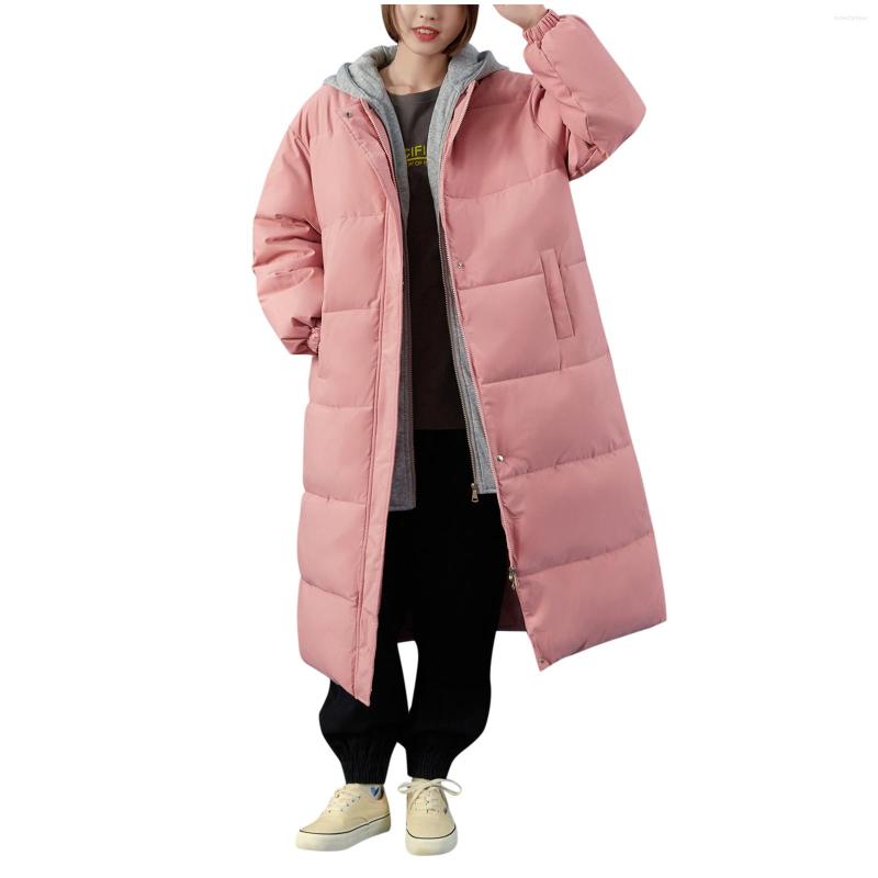 Women's Down Women Solid Color Cotton Coat Winter Mid-Length With Pockets Splice Casual Hooded Oversize Daily Outwear, Pink
Women's Down Women Solid Color Cotton Coat Winter Mid-Length With Pockets Splice Casual Hooded Oversize Daily Outwear, Pink