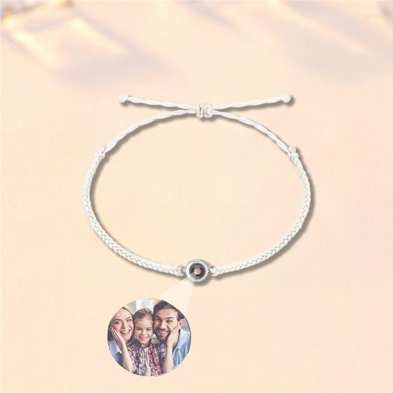 Charm Bracelets Personalized Custom Projection Bracelet Circle Couple Jewelry Hand Made Adjustable Valentine's Day Gifts
Charm Bracelets Personalized Custom Projection Bracelet Circle Couple Jewelry Hand Made Adjustable Valentine's Day Gifts