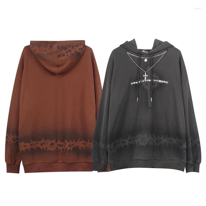 Men's Hoodies GTDOM Vintage Necklace Long Sleeve Casual Oversize Hooded 2022 Autumn And Winter Man's Hip Hop High Street Loose, Gray
Men's Hoodies GTDOM Vintage Necklace Long Sleeve Casual Oversize Hooded 2022 Autumn And Winter Man's Hip Hop High Street Loose, Gray