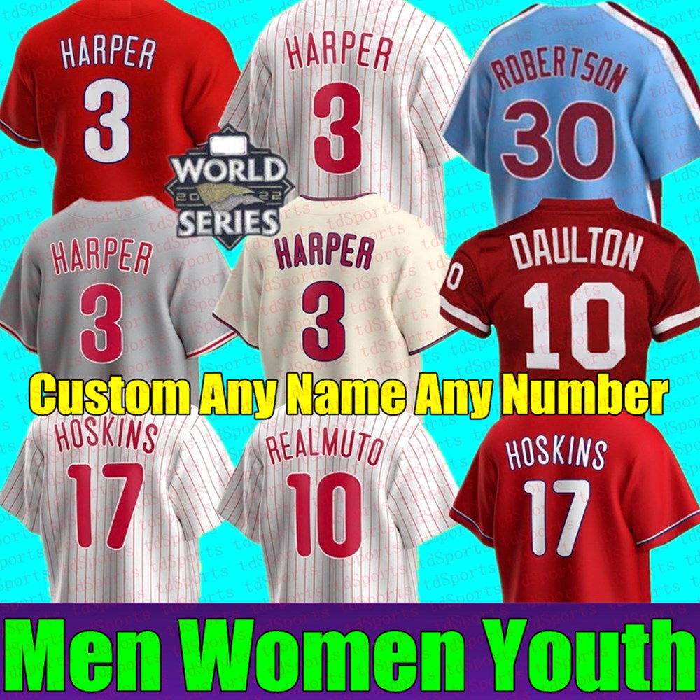 New Men Women Bryce youth 2022 Baseball Jerseys DARREN DAULTON Phillies HARPER MAIKEL FRANCO RHYS HOSKINS AARON NOLA MITCH SCHMIDT Philadelphia STITCH jersey, As shown in illustration
New Men Women Bryce youth 2022 Baseball Jerseys DARREN DAULTON Phillies HARPER MAIKEL FRANCO RHYS HOSKINS AARON NOLA MITCH SCHMIDT Philadelphia STITCH jersey, As shown in illustration