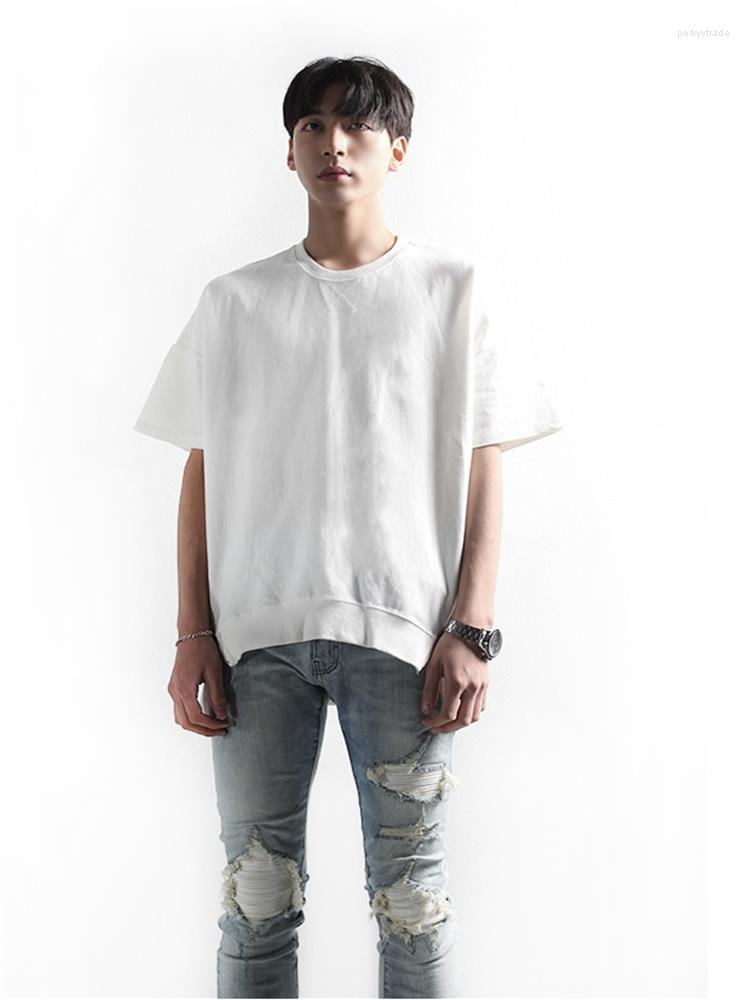 Men' T Shirts Men' Short Sleeve T-Shirt Summer Personality Irregular Oblique Zipper Fashion High Street Leisure Loose Size Half, Black
Men' T Shirts Men' Short Sleeve T-Shirt Summer Personality Irregular Oblique Zipper Fashion High Street Leisure Loose Size Half, Black