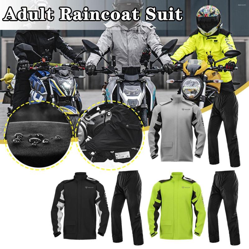 Men's Tracksuits Motorcycle Riding Raincoat Set Split Pants Men Women Slim Reflective Rainwear Alba Rain Cover For Biker Bicycle Raincoa
Men's Tracksuits Motorcycle Riding Raincoat Set Split Pants Men Women Slim Reflective Rainwear Alba Rain Cover For Biker Bicycle Raincoa