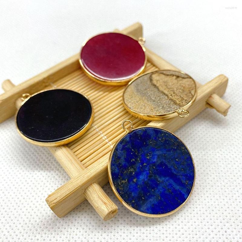 Charms Natural Stone Round Craft Pendant Agate Lapis Spotted For DIY Charm Necklace Earrings Jewelry Accessories Gift Making
Charms Natural Stone Round Craft Pendant Agate Lapis Spotted For DIY Charm Necklace Earrings Jewelry Accessories Gift Making