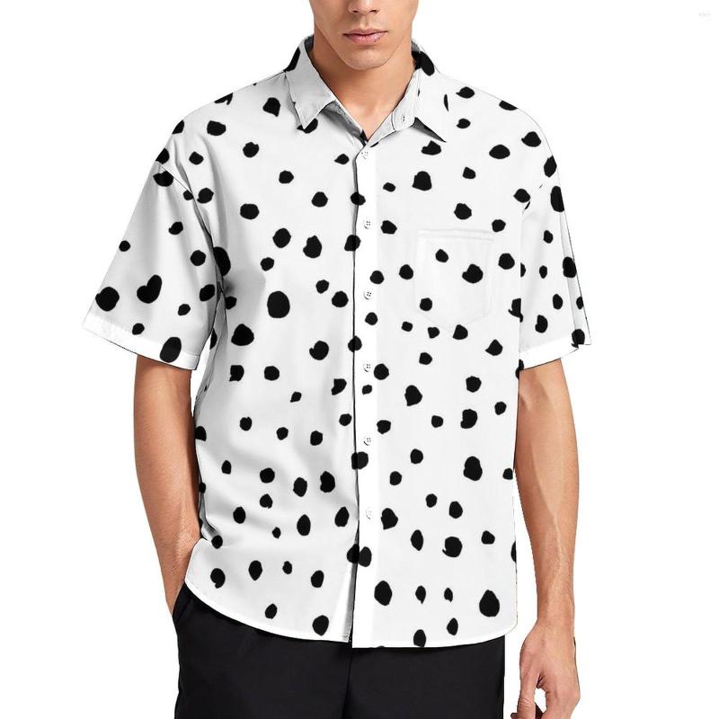 Men's Casual Shirts Dalmatian Spots Beach Shirt Male Retro Blouses Summer Short Sleeve, Style
Men's Casual Shirts Dalmatian Spots Beach Shirt Male Retro Blouses Summer Short Sleeve, Style