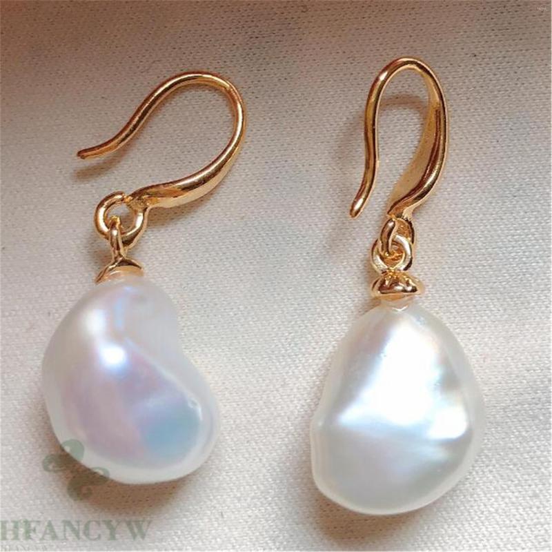 Dangle Earrings 10-13mm Fashionable White Baroque Pearl 18k Gold Classic Delicate Gorgeous Accessories Bead Jewelry Luxury Diy
Dangle Earrings 10-13mm Fashionable White Baroque Pearl 18k Gold Classic Delicate Gorgeous Accessories Bead Jewelry Luxury Diy