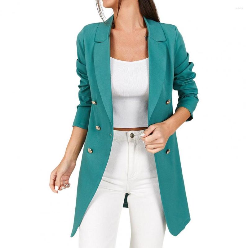 Women' Suits Lapel Slim Fit Long Sleeve Solid Color Women Blazer Autumn Double Breasted Midi Suit Coat Outerwear, Army green
Women' Suits Lapel Slim Fit Long Sleeve Solid Color Women Blazer Autumn Double Breasted Midi Suit Coat Outerwear, Army green