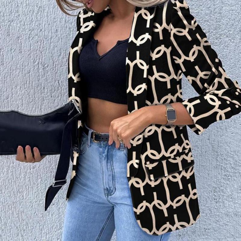 Women' Suits Office Ladies Blazer Jackets Long Sleeve Flap Pockets Suit Business Lapel Open Front Cardigan Outerwear, Black
Women' Suits Office Ladies Blazer Jackets Long Sleeve Flap Pockets Suit Business Lapel Open Front Cardigan Outerwear, Black