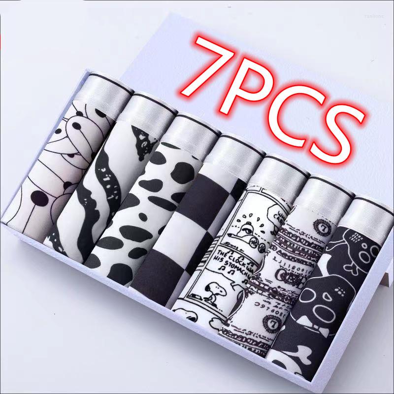 Underpants Mens Cotton Boxer Briefs Cartoon Print Underwear Large Size Breathable Soft Selling Shorts, 7pcs 1001 
Underpants Mens Cotton Boxer Briefs Cartoon Print Underwear Large Size Breathable Soft Selling Shorts, 7pcs 1001