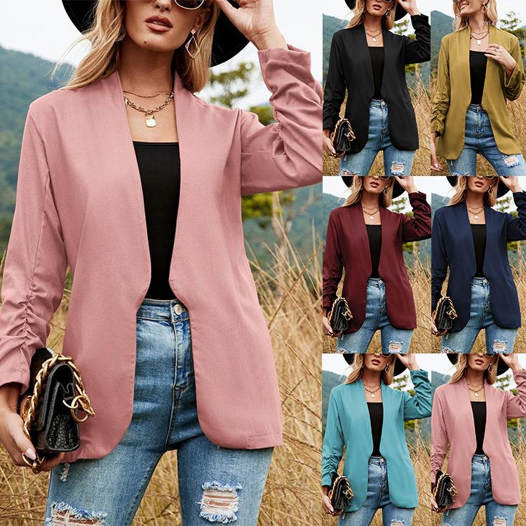 Women's Suits Solid Color Long-sleeved Suit Women's Spring And Autumn Commuter Business Casual Coat Trousers Female
Women's Suits Solid Color Long-sleeved Suit Women's Spring And Autumn Commuter Business Casual Coat Trousers Female