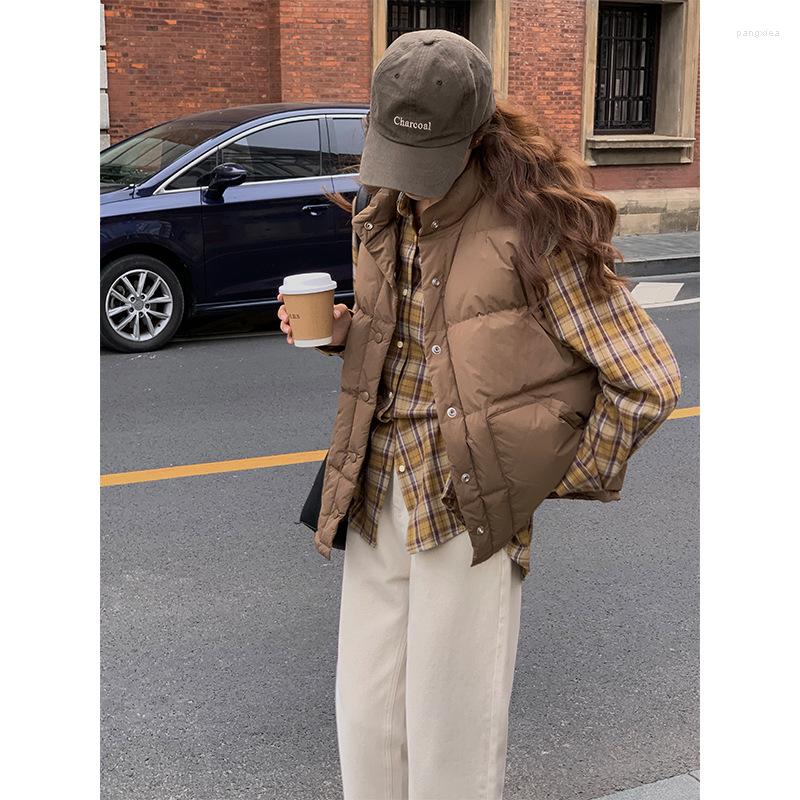 Women's Vests Light And Versatile White Duck Down Vest For Women's Winter Solid Color Warm Coat, Red
Women's Vests Light And Versatile White Duck Down Vest For Women's Winter Solid Color Warm Coat, Red