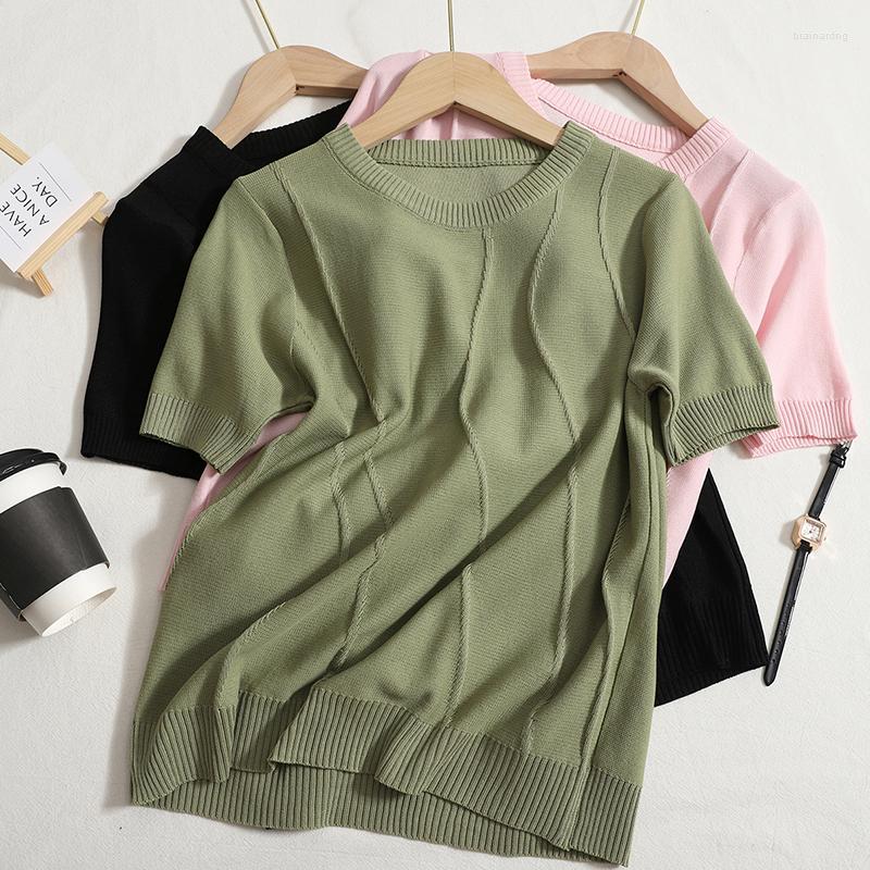 Women's Sweaters Women Sweater Fashion Solid Ccolor Thin Iice Knitwear Vintage Summer O-Neck Loose Versatile Short-Sleeved Female Pullover, Green
Women's Sweaters Women Sweater Fashion Solid Ccolor Thin Iice Knitwear Vintage Summer O-Neck Loose Versatile Short-Sleeved Female Pullover, Green