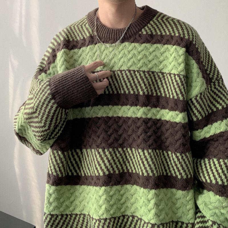 Men's Sweaters Striped Knitted Sweater Men's Winter Thick Ins Trend Autumn Loose Japanese Lazy Jacket Harajuku Vintage Jumper Oversized, Black
Men's Sweaters Striped Knitted Sweater Men's Winter Thick Ins Trend Autumn Loose Japanese Lazy Jacket Harajuku Vintage Jumper Oversized, Black