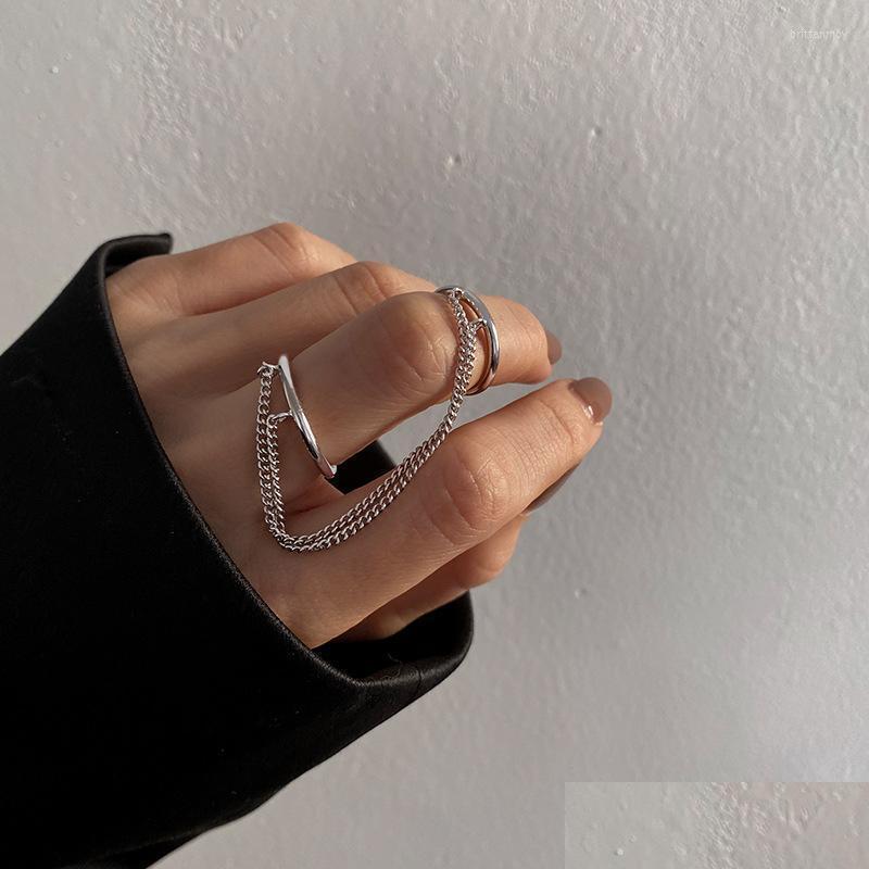 Cluster Rings Cluster Rings Fashion Punk Chain Double Ring Set Women Hip Hop Open Metal Sier Color Geometric Party Jewlery Giftsclus Dhbv1
Cluster Rings Cluster Rings Fashion Punk Chain Double Ring Set Women Hip Hop Open Metal Sier Color Geometric Party Jewlery Giftsclus Dhbv1