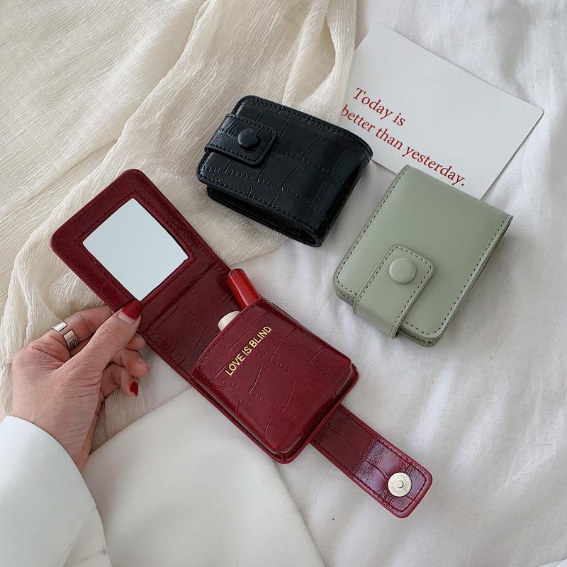 Cosmetic Bags Outdoor Girl Mini Lipstick Bag With Mirror Small Portable High-End Storage Waterproof Female Make Up Cases, Green
Cosmetic Bags Outdoor Girl Mini Lipstick Bag With Mirror Small Portable High-End Storage Waterproof Female Make Up Cases, Green