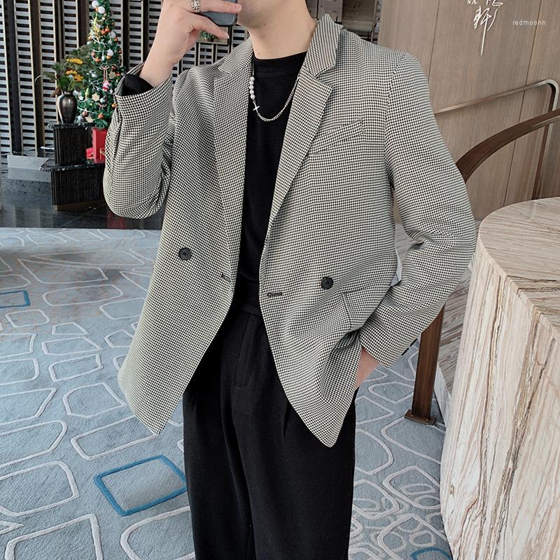 Men's Suits Men's & Blazers 2022 Spring Loose Plaid Casual Suit Jacket Streetwear Social Double Breasted Coat Wedding Terno Masculino, Black
Men's Suits Men's & Blazers 2022 Spring Loose Plaid Casual Suit Jacket Streetwear Social Double Breasted Coat Wedding Terno Masculino, Black