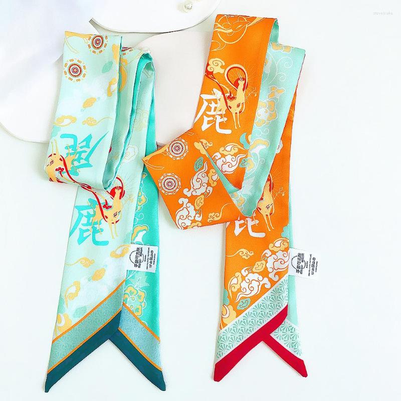 Scarves Luxury Scarf Women Silk Bag Skinny Design Wrist Towel Foulard Twill Neckerchief Headband For Ladies Female BowTies
Scarves Luxury Scarf Women Silk Bag Skinny Design Wrist Towel Foulard Twill Neckerchief Headband For Ladies Female BowTies