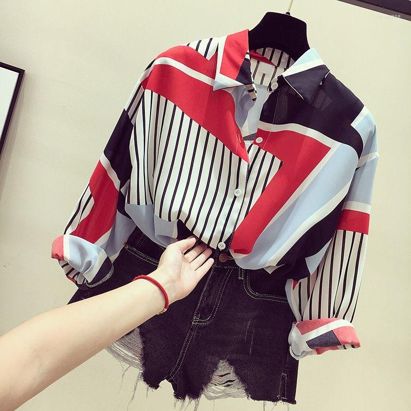 Women' Blouses Blouse Women Shirt 2022 Season Loose-Fitting Weird Top Chiffon Women' Long Sleeve Blusas Mujer De Moda, Red
Women' Blouses Blouse Women Shirt 2022 Season Loose-Fitting Weird Top Chiffon Women' Long Sleeve Blusas Mujer De Moda, Red